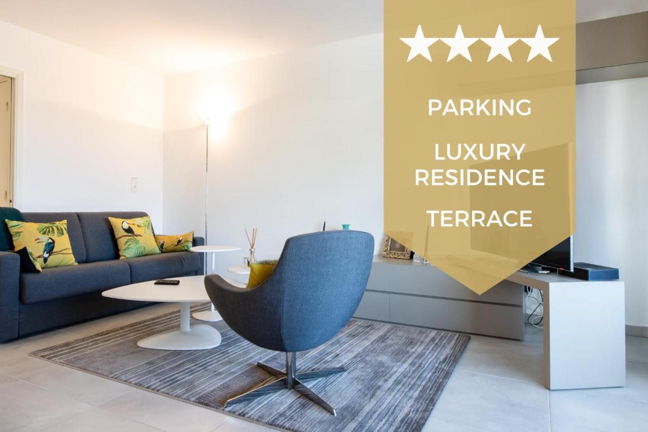 Renovated 2-Br Apartment With Terrace And Pool Канны Экстерьер фото